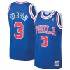 Duraturo Allen Iverson Philadelphia 76ers 1996/97 Hardwood Classics Throwback Swingman Jersey Royal per i Fan Veri