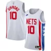 Duraturo Splendido Incantevole Ben Simmons Brooklyn Nets Nike Swingman Jersey Classic Edition White per i Fan Veri