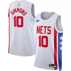 Duraturo Splendido Incantevole Ben Simmons Brooklyn Nets Nike Swingman Jersey Classic Edition White per i Fan Veri