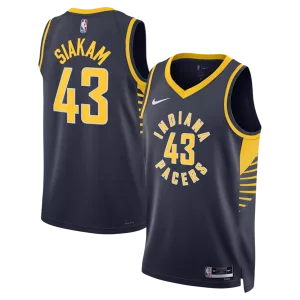 Eccezionale Gorgeous Pascal Siakam Indiana Pacers Nike Unisex Swingman Jersey Icon Edition Navy per i Fan Veri