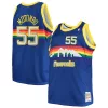 Elegante Attraente Dikembe Mutombo Denver Nuggets 1991/92 Big & Tall Hardwood Classics Swingman Jersey Royal per i Fan Veri