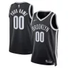 Elegante Brooklyn Nets Nike Unisex Swingman Custom Jersey Black Icon Edition per i Fan Veri