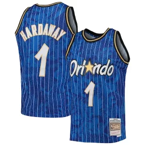 Elegante Carino Penny Hardaway Orlando Magic Hardwood Classics 1994/95 Lunar New Year Swingman Jersey Blue per i Fan Veri