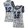 Elegante Comodo Shaquille O'Neal Orlando Magic Women's 1994 Doodle Swingman Jersey White per i Fan Veri