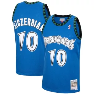 Elegante Eccezionale Stupendo Wally Szczerbiak Minnesota Timberwolves 2001/02 Hardwood Classics Swingman Jersey Blue per i Fan Veri