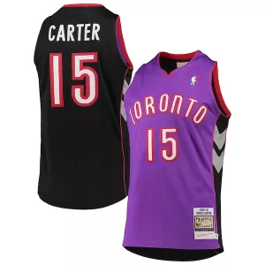 Elegante Gorgeous Comodo Vince Carter Toronto Raptors 1999/2000 Hardwood Classics Authentic Jersey Purple per i Fan Veri