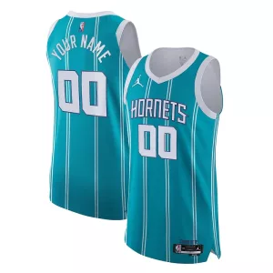 Elegante Magnifico Charlotte Hornets Nike 2021/22 Diamond Swingman Authentic Custom Jersey Icon Edition Teal per i Fan Veri