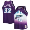 Elegante Magnifico Duraturo Karl Malone Utah Jazz Big & Tall Hardwood Classics 1996/97 Swingman Jersey Purple/White per i Fan Veri