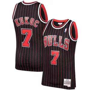 Elegante Meraviglioso Fascinante Toni Kukoc Chicago Bulls 1995/96 Hardwood Classics Swingman Jersey Black per i Fan Veri