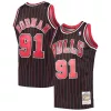 Elegante Prestigioso Dennis Rodman Chicago Bulls Hardwood Classics Swingman Jersey Black per i Fan Veri