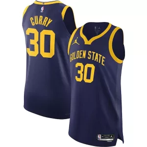 Elegante Prestigioso Stephen Curry Golden State Warriors Jordan Brand Authentic Player Jersey Statement Edition Royal per i Fan Veri