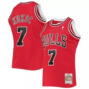 Elegante Toni Kukoc Chicago Bulls 1997/98 Hardwood Classics Swingman Jersey Red per i Fan Veri