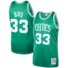 Fantastico Bellissimo Ottimo Larry Bird Boston Celtics 1985/86 Hardwood Classics Authentic Jersey Kelly Green per i Fan Veri