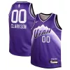 Fantastico Carino Jordan Clarkson Utah Jazz Nike Youth Swingman Replica Jersey City Edition Purple per i Fan Veri