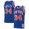 Fantastico Charles Oakley New York Knicks Hardwood Classics Swingman Jersey Blue per i Fan Veri