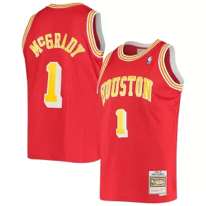 Fantastico Comodo Gorgeous Tracy McGrady Houston Rockets 2001/02 Hardwood Classics Swingman Jersey Red per i Fan Veri