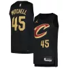 Fantastico Donovan Mitchell Cleveland Cavaliers Jordan Brand Swingman Player Jersey Statement Edition Black per i Fan Veri
