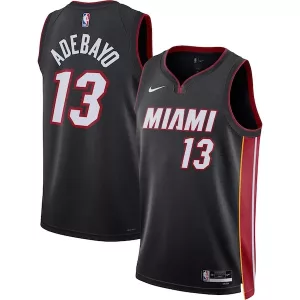 Fantastico Duraturo Bam Adebayo Miami Heat Nike Unisex Swingman Jersey Icon Edition Black per i Fan Veri