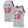 Fantastico Gorgeous Willis Reed New York Knicks 75th Anniversary 1969/70 Hardwood Classics Swingman Jersey Silver per i Fan Veri