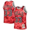 Fantastico Pratico Trendy Scottie Pippen Chicago Bulls 1997/98 Galaxy Swingman Jersey Red per i Fan Veri