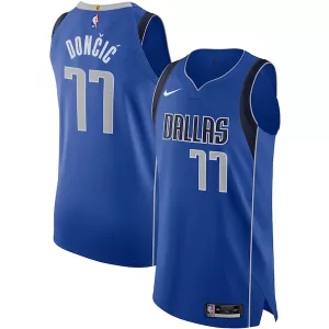 Fantastico Raffinato Luka Dončić Dallas Mavericks Nike Authentic Jersey Association Edition Blue per i Fan Veri
