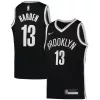 Fascinante James Harden Brooklyn Nets Nike Youth 2021/22 Diamond Swingman Jersey Icon Edition Black per i Fan Veri
