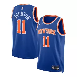 Fascinante Resistente Jalen Brunson New York Knicks Nike Unisex Swingman Jersey Icon Edition Blue per i Fan Veri