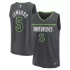 Gorgeous Anthony Edwards Minnesota Timberwolves Youth Fast Break Replica Player Jersey Statement Edition Anthracite per i Fan Veri