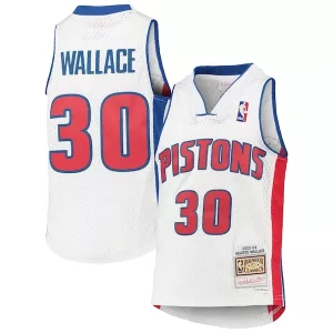 Gorgeous Cool Attraente Rasheed Wallace Detroit Pistons Youth 2003/04 Hardwood Classics Swingman Jersey White per i Fan Veri