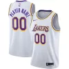 Gorgeous Los Angeles Lakers Nike 2020/21 Swingman Custom Jersey Association Edition White per i Fan Veri