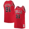 Gorgeous Moderno Dennis Rodman Chicago Bulls 1997/98 Big & Tall Hardwood Classics Swingman Jersey Red per i Fan Veri