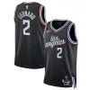 Gorgeous Moderno Kawhi Leonard LA Clippers Nike Unisex 2022/23 Swingman Jersey City Edition Black per i Fan Veri