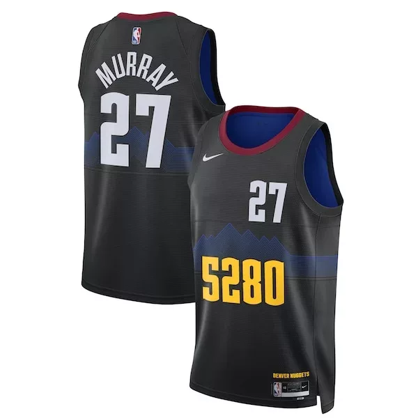 Gorgeous Ottimo Jamal Murray Denver Nuggets Nike Unisex 2023/24 Swingman Jersey Black City Edition per i Fan Veri