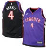 Gorgeous Scottie Barnes Toronto Raptors Nike Youth 2024/25 Swingman Jersey Purple Classic Edition per i Fan Veri