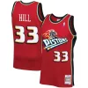 Incantevole Accattivante Carino Grant Hill Detroit Pistons 1999/00 Hardwood Classics Swingman Jersey Red per i Fan Veri