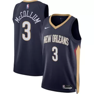 Incantevole Attraente Robusto C.J. McCollum New Orleans Pelicans Nike Unisex Swingman Jersey Icon Edition Navy per i Fan Veri