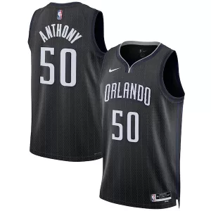 Incantevole Cole Anthony Orlando Magic Nike Unisex 2022/23 Swingman Jersey City Edition Black per i Fan Veri