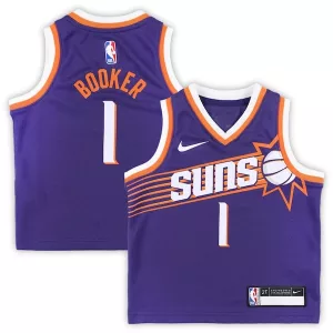 Incantevole Devin Booker Phoenix Suns Nike Toddler Swingman Player Jersey Icon Edition Purple per i Fan Veri
