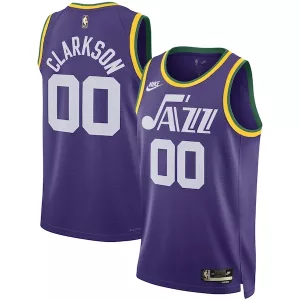 Incantevole Duraturo Jordan Clarkson Utah Jazz Nike Unisex Swingman Replica Jersey Classic Edition Purple per i Fan Veri