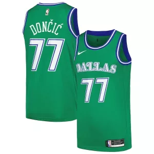 Incantevole Gorgeous Fantastico Luka Dončić Dallas Mavericks Nike Swingman Player Jersey Classic Edition Green per i Fan Veri