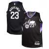 Incantevole Ottimo Lauri Markkanen Utah Jazz Jordan Brand Youth Swingman Jersey Statement Edition Black per i Fan Veri