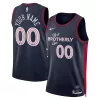 Incantevole Stupendo Philadelphia 76ers Nike Unisex 2023/24 Custom Swingman Jersey Navy City Edition per i Fan Veri