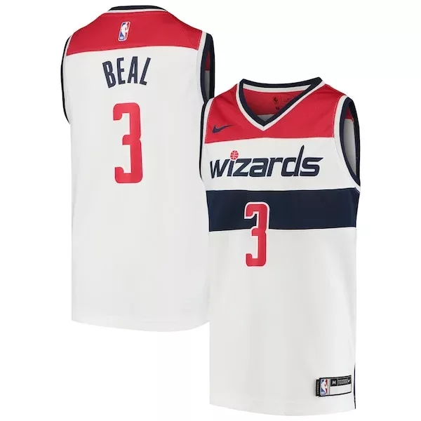 Lussuoso Accattivante Bradley Beal Washington Wizards Nike Youth Swingman Jersey Statement Edition White per i Fan Veri