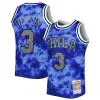 Lussuoso Allen Iverson Philadelphia 76ers 1996/97 Galaxy Swingman Jersey Royal per i Fan Veri
