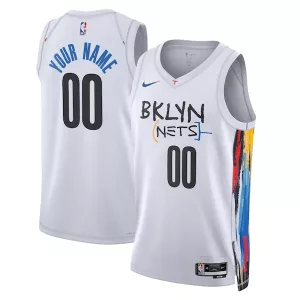 Lussuoso Brooklyn Nets Nike Unisex 2022/23 Swingman Custom Jersey City Edition White per i Fan Veri