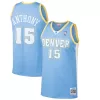 Lussuoso Gorgeous Duraturo Carmelo Anthony Denver Nuggets Hardwood Classics Swingman Jersey Light Blue per i Fan Veri