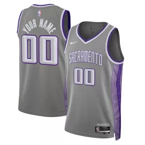 Lussuoso Sacramento Kings Nike Unisex 2022/23 Swingman Custom Jersey City Edition Black per i Fan Veri