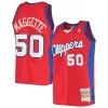 Magnifico Cool Corey Maggette LA Clippers 2001/02 Hardwood Classics Swingman Jersey Red per i Fan Veri