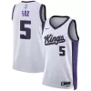 Magnifico De'Aaron Fox Sacramento Kings Nike Unisex Swingman Jersey Association Edition White per i Fan Veri