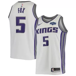 Magnifico Delizioso De'Aaron Fox Sacramento Kings Nike Swingman Player Jersey Association Edition White per i Fan Veri